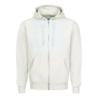Oatmeal Heather boating funny if my boat is thinking about me too funny pontoon boat l Zipper Hoodie - linhVisuals