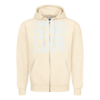 Sandshell boating funny if my boat is thinking about me too funny pontoon boat l Zipper Hoodie - linhVisuals