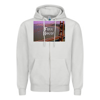 Dove Grey f u l l h o u s e Zipper Hoodie - linhVisuals