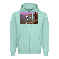 Seafoam f u l l h o u s e Zipper Hoodie - linhVisuals