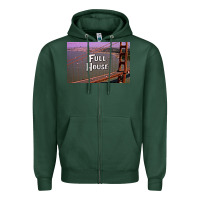 Sports Green f u l l h o u s e Zipper Hoodie - linhVisuals