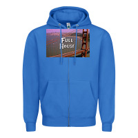 True Royal f u l l h o u s e Zipper Hoodie - linhVisuals