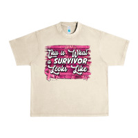 Sandshell this is what a survivor looks like breast cancer awareness Urban Heavy Tee - Jasminsmagicworld