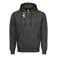 Charcoal Heather mt lebanon football Zipper Hoodie - linhVisuals