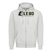 Dove Grey mt lebanon football Zipper Hoodie - linhVisuals