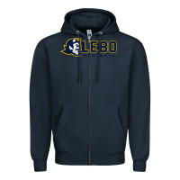 Navy mt lebanon football Zipper Hoodie - linhVisuals