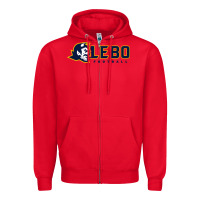 Red mt lebanon football Zipper Hoodie - linhVisuals
