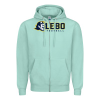 Seafoam mt lebanon football Zipper Hoodie - linhVisuals