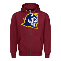 Burgundy mt lebanon high school Zipper Hoodie - linhVisuals