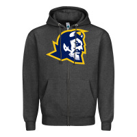 Charcoal Heather mt lebanon high school Zipper Hoodie - linhVisuals