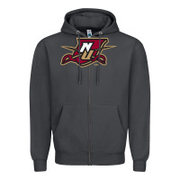 Smoke norwich university Zipper Hoodie - linhVisuals