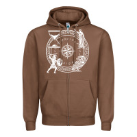 Chestnut the four stoic virtues   stoicism Zipper Hoodie - linhVisuals