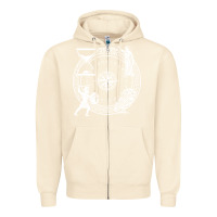 Sandshell the four stoic virtues   stoicism Zipper Hoodie - linhVisuals