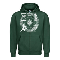 Sports Green the four stoic virtues   stoicism Zipper Hoodie - linhVisuals