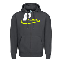 Smoke padel Zipper Hoodie - linhVisuals