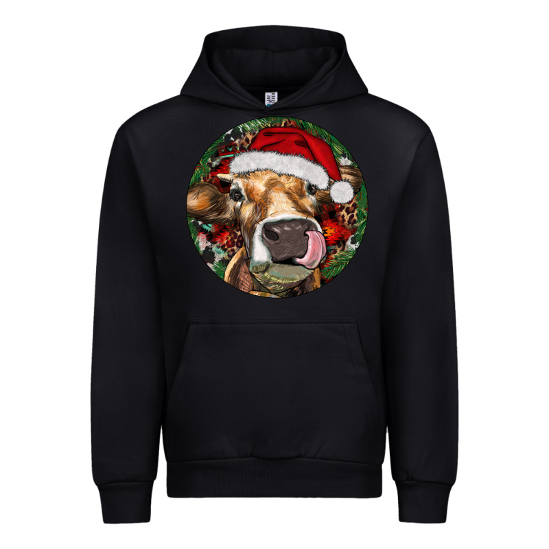 Hereford Cow Christmas Urban Hoodie by RanaPortraitStore | Teevron