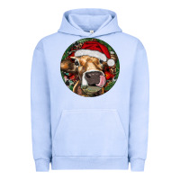 Pigment Grape Ice Hereford Cow Christmas Urban Hoodie - RanaPortraitStore