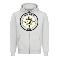 Dove Grey five percent nation of islam vintage look design Zipper Hoodie - linhVisuals