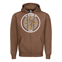 Chestnut five percent nation of islam vintage look design Zipper Hoodie - linhVisuals