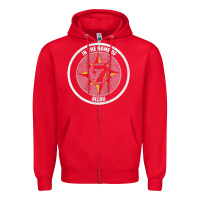 Red five percent nation of islam vintage look design Zipper Hoodie - linhVisuals