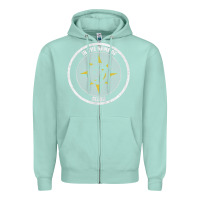 Seafoam five percent nation of islam vintage look design Zipper Hoodie - linhVisuals