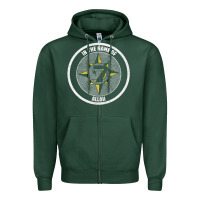 Sports Green five percent nation of islam vintage look design Zipper Hoodie - linhVisuals
