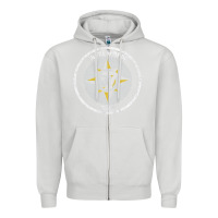 Dove Grey five percent nation of islam vintage look design Zipper Hoodie - linhVisuals
