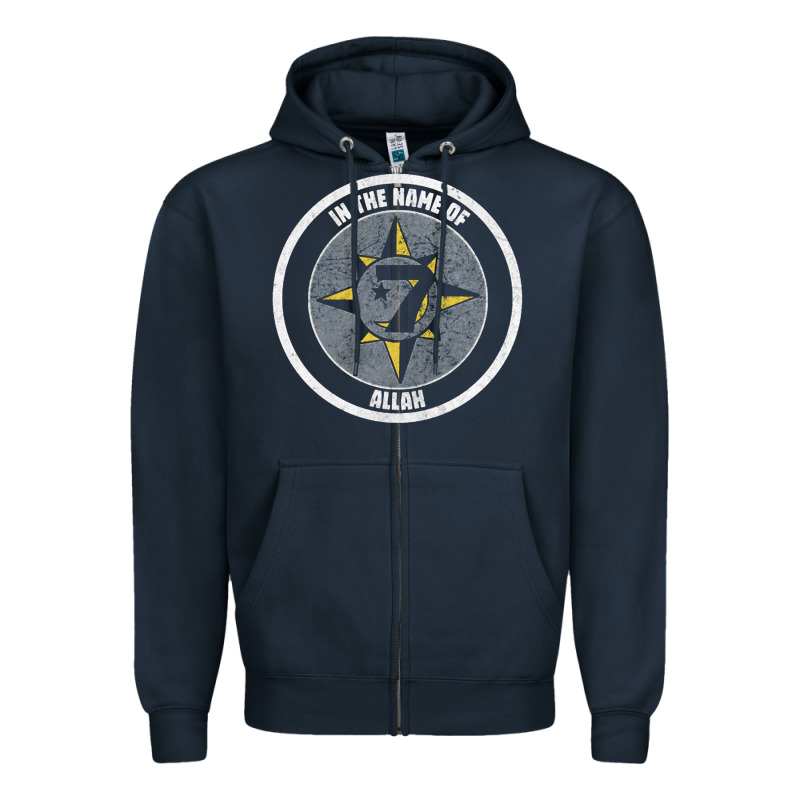 Five Percent Nation Of Islam Vintage Look Design Zipper Hoodie by linhVisuals | Teevron