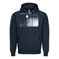 Navy galaxie 500 Zipper Hoodie - linhVisuals