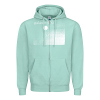 Seafoam galaxie 500 Zipper Hoodie - linhVisuals