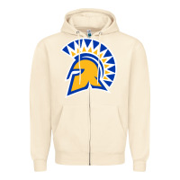Sandshell The San Jose Spartans Zipper Hoodie - linhVisuals