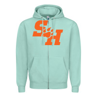 Seafoam The SHSU Athletics Zipper Hoodie - linhVisuals