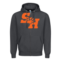 Smoke The SHSU Athletics Zipper Hoodie - linhVisuals