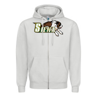 Dove Grey The Siena Saints Zipper Hoodie - linhVisuals