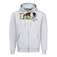 Heather Grey The Siena Saints Zipper Hoodie - linhVisuals