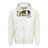 Oatmeal Heather The Siena Saints Zipper Hoodie - linhVisuals