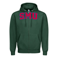 Sports Green The SMU Athletics wordmark Zipper Hoodie - linhVisuals