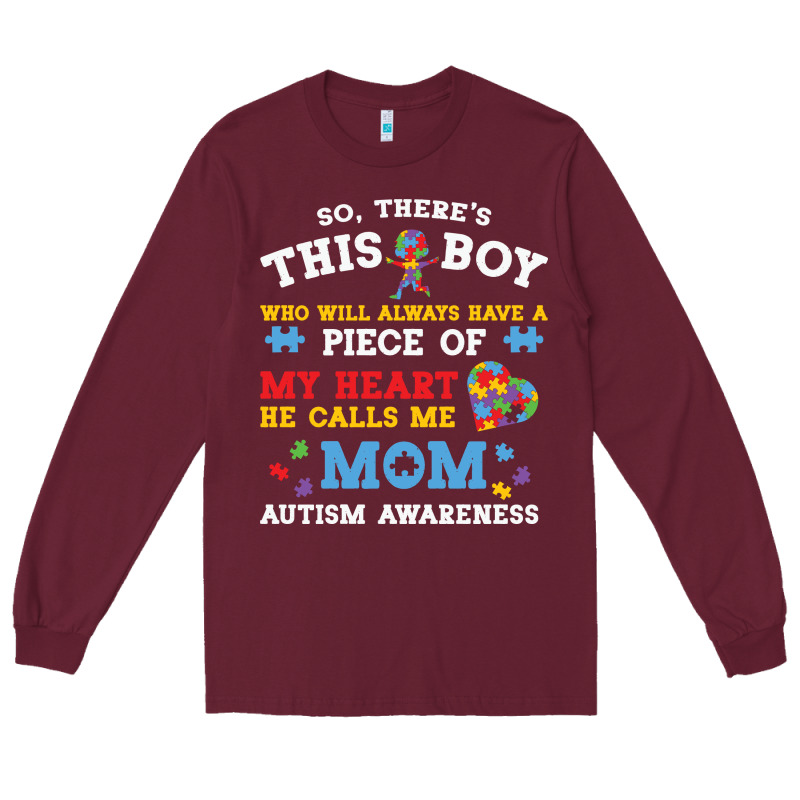 Lil Autism Mom Long Sleeve Tee by CowhideDigitalArt | Teevron