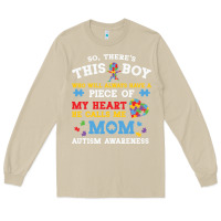 Mushroom LIL Autism Mom Long Sleeve Tee - CowhideDigitalArt