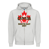 Dove Grey north bay ontario on a cool Zipper Hoodie - linhVisuals