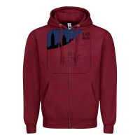 Burgundy joe jackson müsïc Zipper Hoodie - linhVisuals