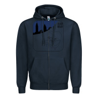 Navy joe jackson müsïc Zipper Hoodie - linhVisuals
