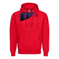 Red joe jackson müsïc Zipper Hoodie - linhVisuals