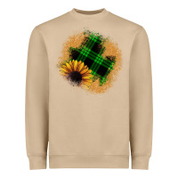 Mushroom sunflower christmas patch Heavyweight Sweatshirt - JahusDesignShop
