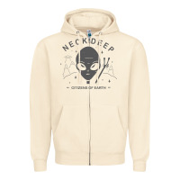 Sandshell neck deep clässic Zipper Hoodie - linhVisuals