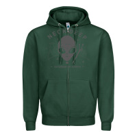 Sports Green neck deep clässic Zipper Hoodie - linhVisuals