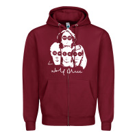 Burgundy wolf alice  müsïc Zipper Hoodie - linhVisuals