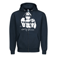 Navy wolf alice  müsïc Zipper Hoodie - linhVisuals
