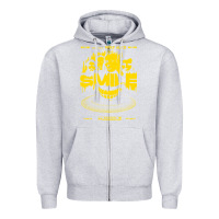 Heather Grey wolf alice  müsïc Zipper Hoodie - linhVisuals