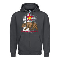 Smoke california republic communist kalifornia t shirt Zipper Hoodie - linhVisuals